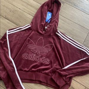 Adidas cropped hoodie